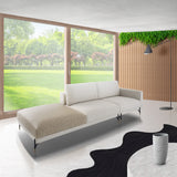 The Cobble Single Sofa with Pouf