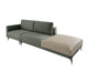 The Cobble Single Sofa with Pouf